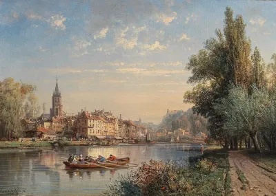 A Village By The River