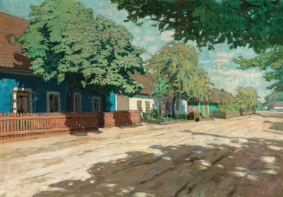 A Village Road In Southern Morava