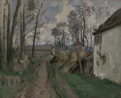 A Village Road Near Auvers