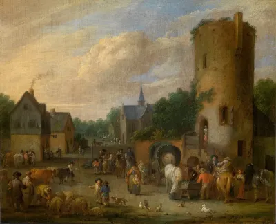 A Village Scene