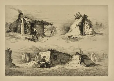 A Wagoners Shanty The Deserted Picket Hut