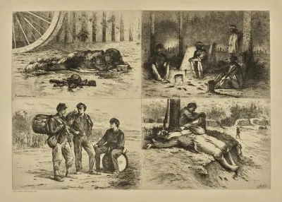 A Watched Pot Never Boils A Hearty Supper On The Battle Field Drummer Boys Played Out