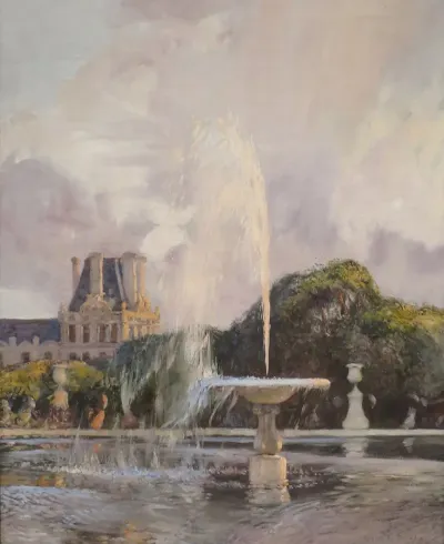 A Water Fountain In The Tuileries