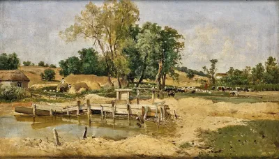 A Watering Place In Kis Bagh