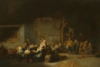 A Wedding Feast In An Inn