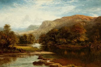 A Welsh Valley Near Betws Y Coed
