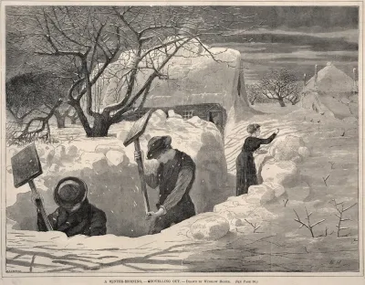 A Winter Morning Shovelling Out
