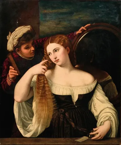 A Woman At Her Toilet