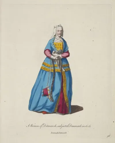 A Woman Of Ditmarsh Subject To Denmark In 1626 Dame De Ditmarsh