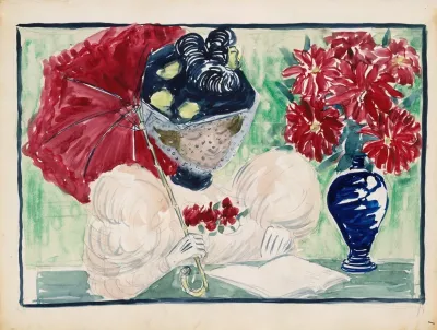 A Woman Reading A Book