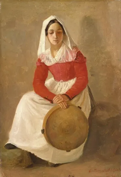 A Women Named Anunziata In Subiaco