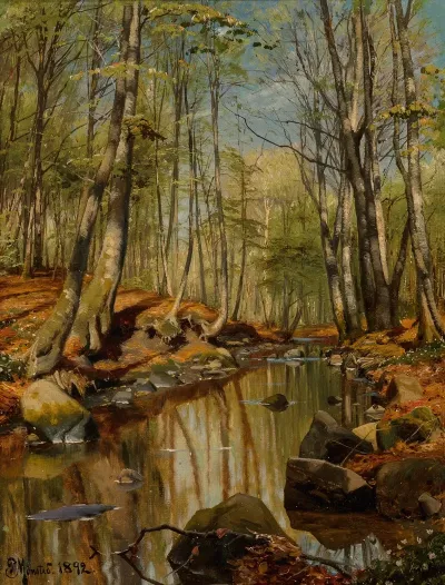 A Wooded River Landscape 2