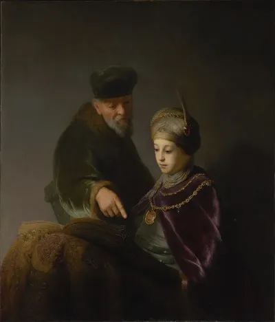 A Young Scholar And His Tutor