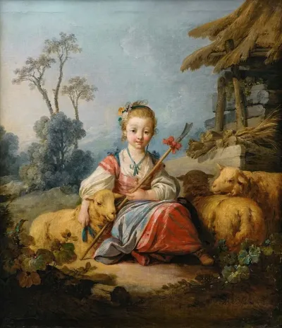A Young Shepherdess