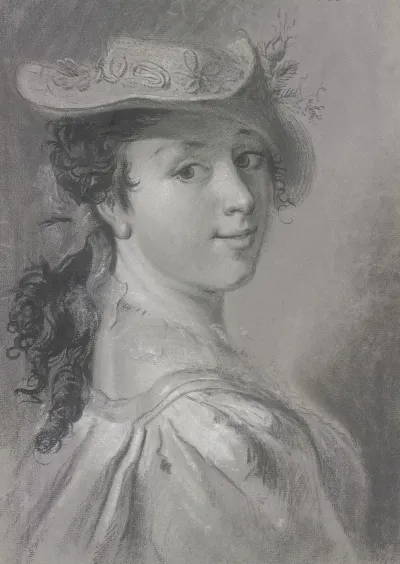 A Young Woman As A Personification Of Spring
