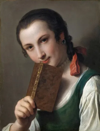 A Young Woman With A Book