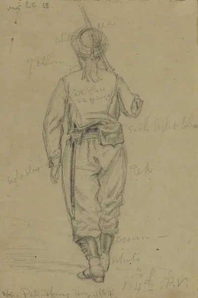 A Zouave Sentry