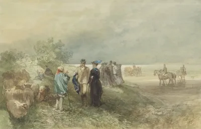 Aan De Kust Van De Zuiderzee