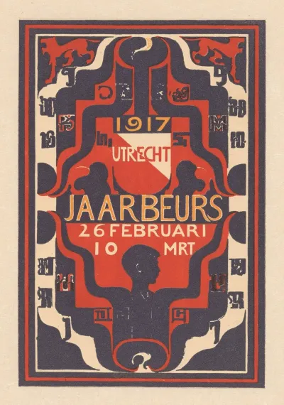 Aankondiging Voor Jaarbeurs Utrecht 1917