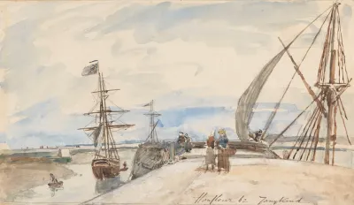 Aanlegsteiger Te Honfleur