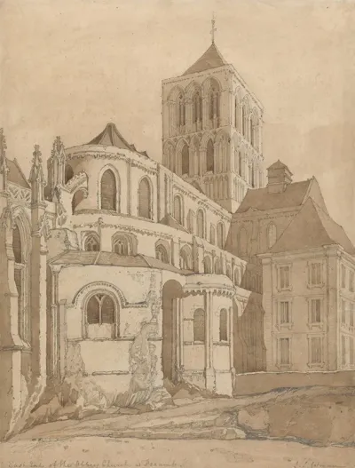 Abbey Church At Fecamp Normandy