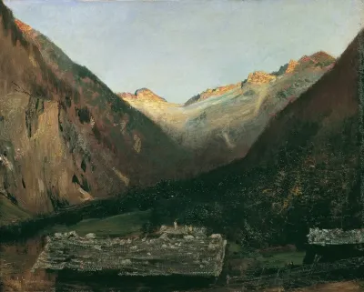 Abend In Der Prossau Bei Gastein