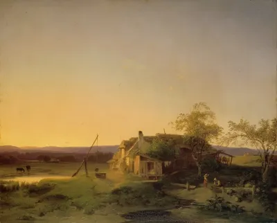 Abendlandschaft 4