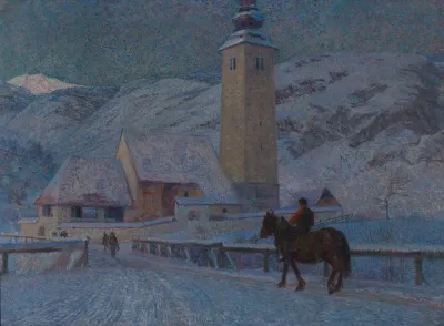 Abendlauten Gebirgsdorf