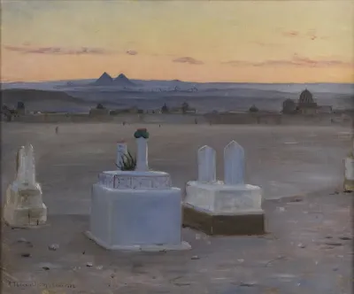 Abendliche Ansicht Von Kairo