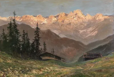 Abendrot Uber Den Dolomiten