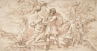 Abraham About To Sacrifice Isaac 2