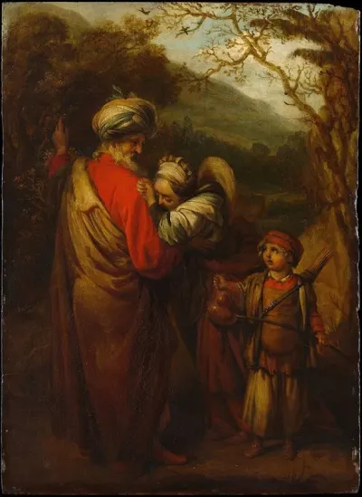 Abraham Dismissing Hagar And Ishmael