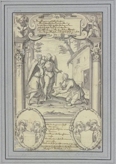 Abraham Empfangt Die Drei Engel 2