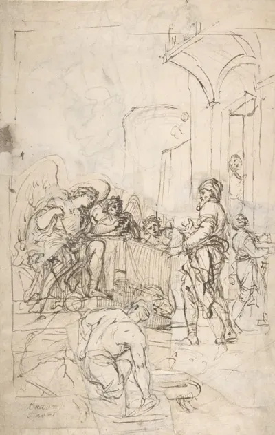 Abraham Entertaining The Three Angels 2