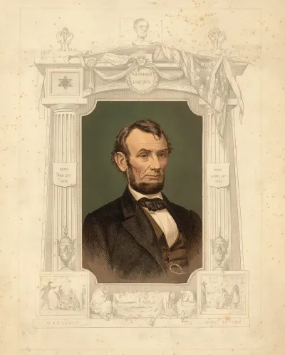Abraham Lincoln Born On Feb 12th 1809 Died April 15th 1865 Martyred April 14th 1865