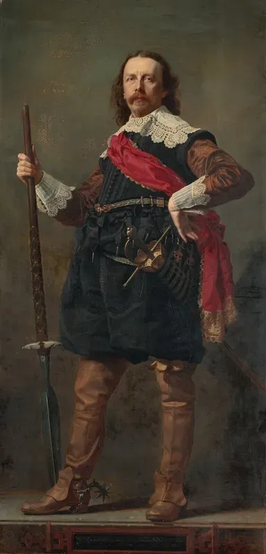 Abraham Willet 1825 1888 Art Collector In Xvii Century Costume