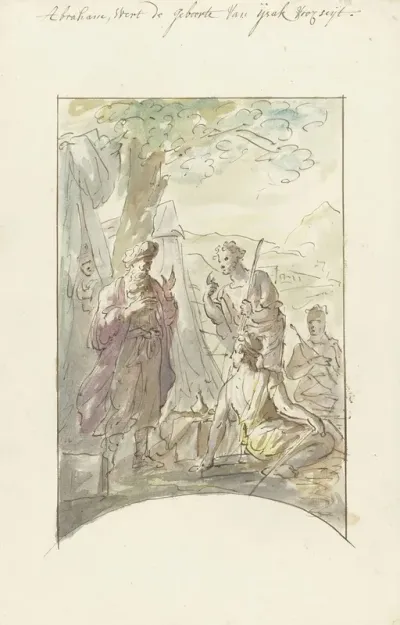 Abraham Wordt De Geboorte Van Een Zoon Voorspeld