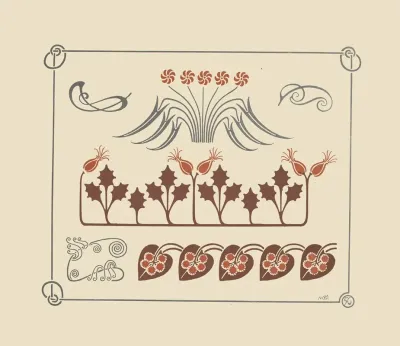 Abstract Design Based On Flowers And Leaves 3
