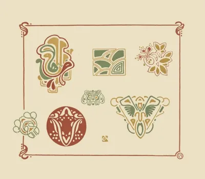 Abstract Design Based On Organic Shapes