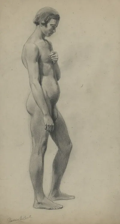Academic Nude Of A Standing Man