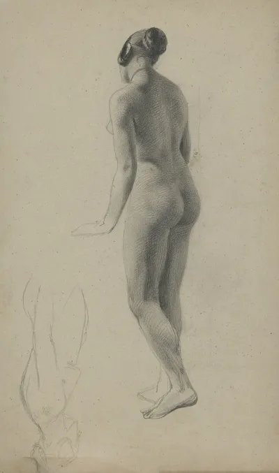 Academic Nude Of A Standing Woman