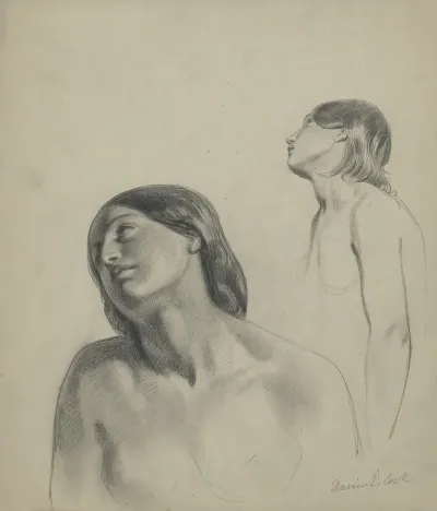 Academic Nude Of A Woman With Her Head Tilted