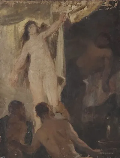 Academic Sketch Of Nudes