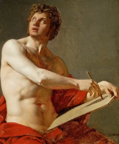 Academic Study Of A Nude Man