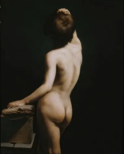 Academic Study Of Adolescent Boy Seen From Behind