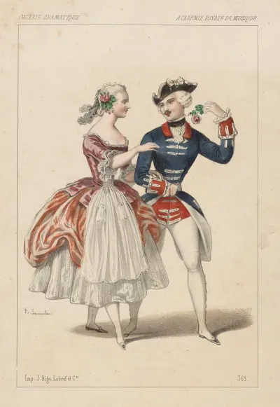 Academie Royale De Musique Melles Fuoco Et Maria Dans Ozai
