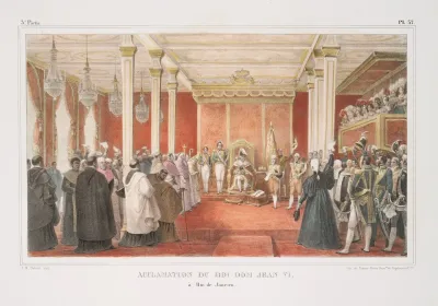 Acclamation Du Roi Don Jean Vi A Rio De Janeiro