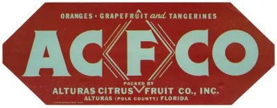 Acfco Citrus Label
