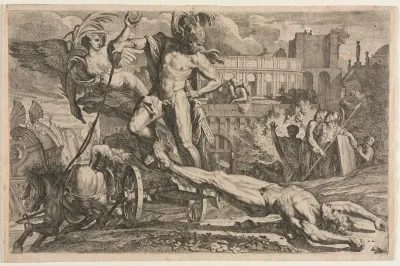 Achilles Dragging The Body Of Hector 2