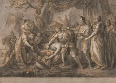 Achilles Lamenting The Death Of Patroclus 3